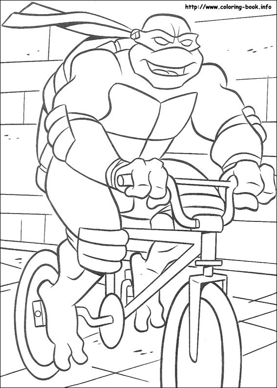 Teenage Mutant Ninja Turtles coloring picture